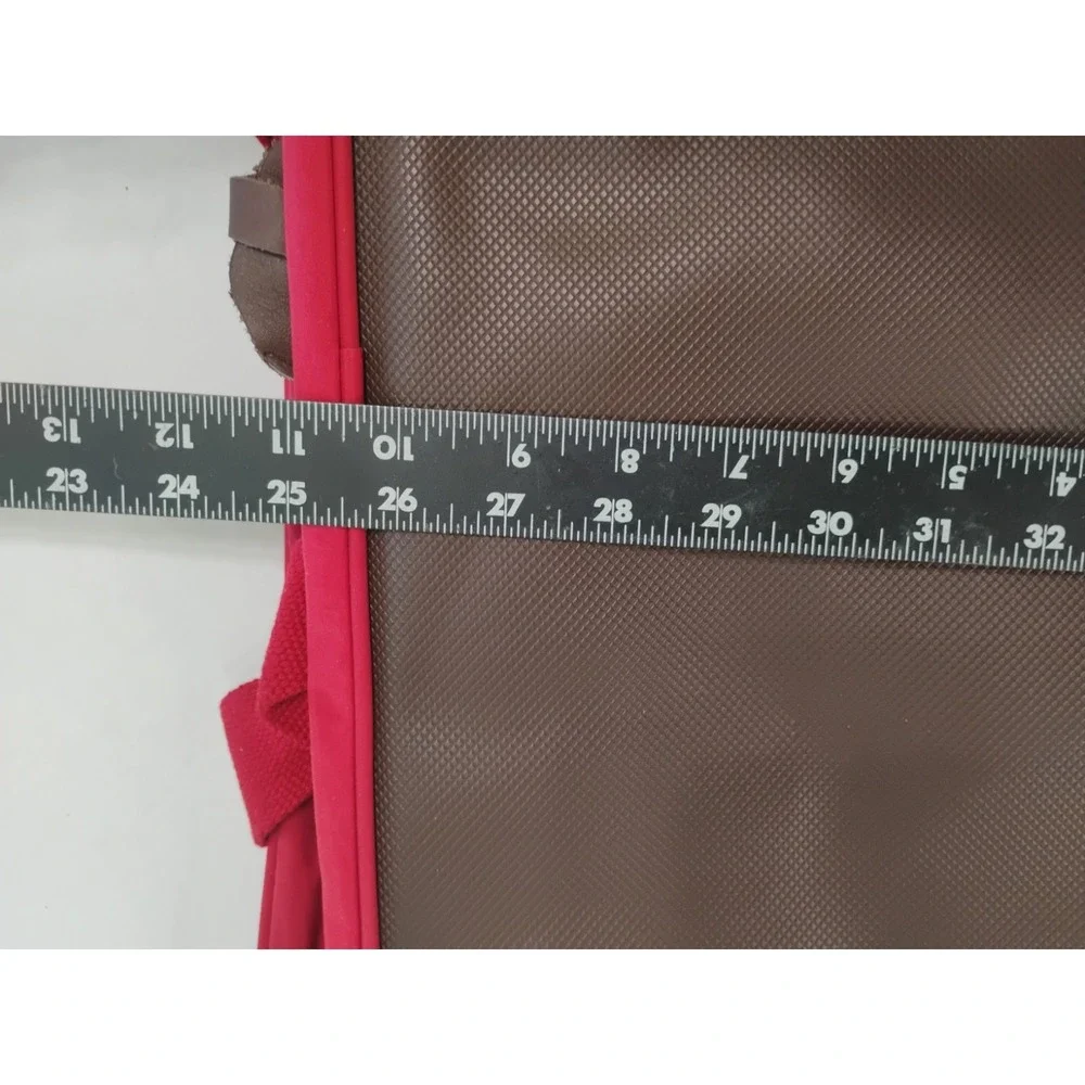 Vintage 90s Marlboro Bag Red Country Store Duffle Leather Flap Travel Bag Gear